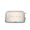 Smeg Toaster 4 Skiver, Creme