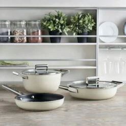 Smeg Stegepande Creme, 28 Cm 9 Smeg Stegepande Creme, 28 Cm -Køkkenudstyr Butik smeg stegepande creme 1