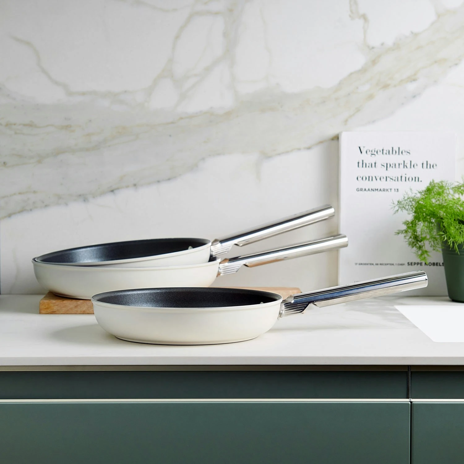 Smeg Stegepande Creme, 30 Cm 6 Smeg Stegepande Creme, 30 Cm - Billede 6