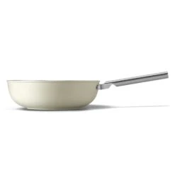 Smeg Wokpande 30 Cm, Cremefarvet