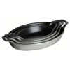 Staub Medium Oval Dish, Graphite Grey