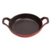 Staub Medium Round Dish In Cast Iron, Cherry