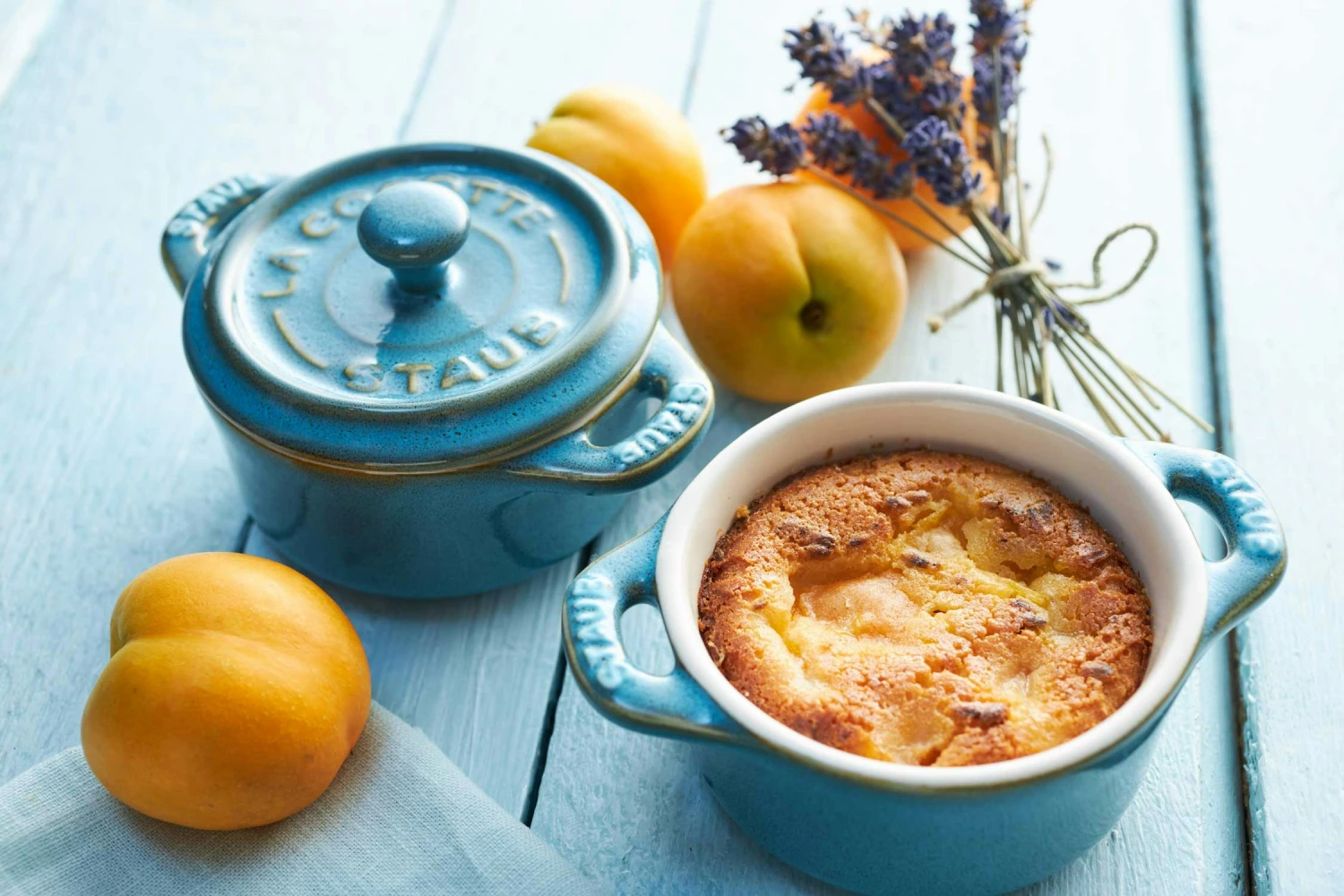 Staub Grydesæt Mini Ø10 4-pak, Turkis 4 Staub Grydesæt Mini Ø10 4-pak, Turkis - Billede 4