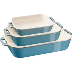 Staub Ovnfast Fad 3 Dele, Turkis