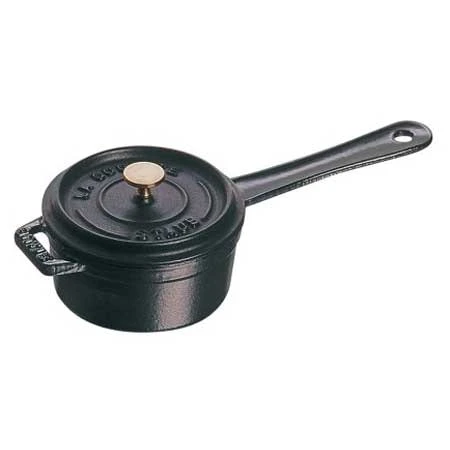 Staub Small Sauce Pan, Black 1 Staub Small Sauce Pan, Black