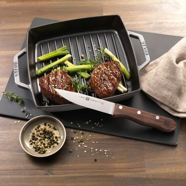 Staub Grillpande 33x33cm, Grå 2 Staub Grillpande 33x33cm, Grå - Billede 2