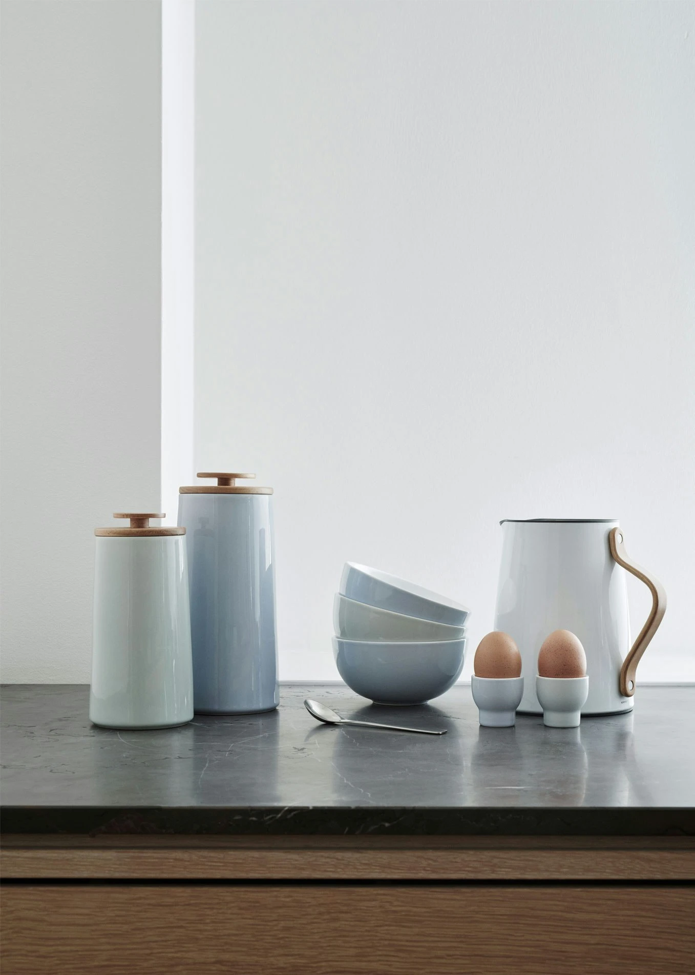 Stelton Emma Coffee Jar/Storage Jar 500 G, Dark Grey 3 Stelton Emma Coffee Jar/Storage Jar 500 G, Dark Grey - Billede 3