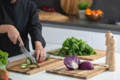 Skærebræt 40,6x28 Cm -Køkkenudstyr Butik teakhaus edge grainessentialcollection boardcutting serving 2