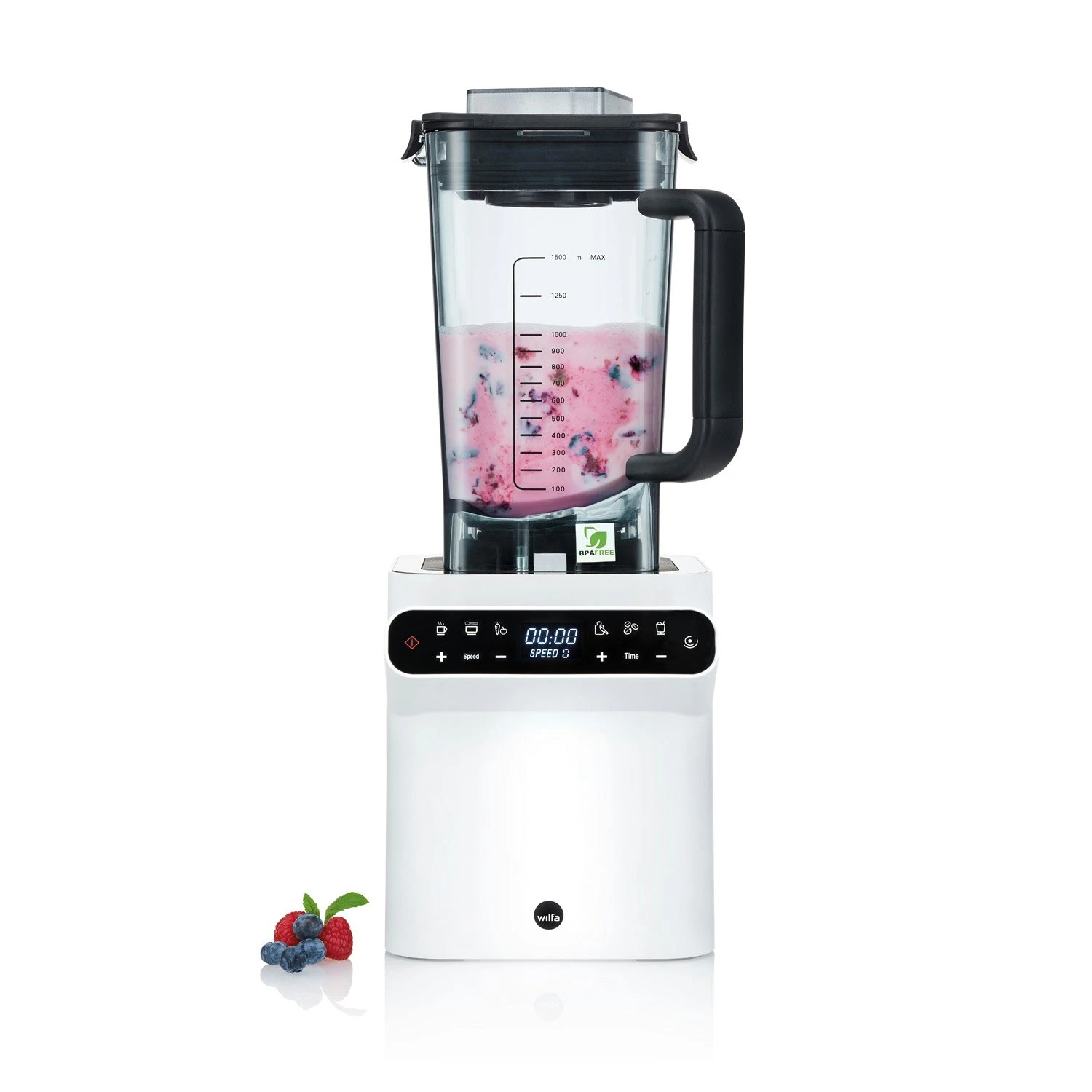 Wilfa BPFD-1680MW Powerfuel Digital Blender, Mat Hvid 1 Wilfa BPFD-1680MW Powerfuel Digital Blender, Mat Hvid