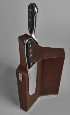 Wüsthof Knivblok Magnetisk 12 Knive, Mørkt Træ -Køkkenudstyr Butik wusthof magnetic knife block in thermo book star shape 4