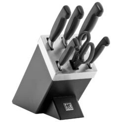 Zwilling Four Star Knivblok Selvslibende, 7 Dele