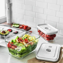 Zwilling Fresh & Save Sæt Med Beholder 3 Dele, Borosilikatglas -Køkkenudstyr Butik zwilling fresh save st med beholder 3 dele borosilikatglas 2
