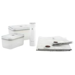 Zwilling Fresh & Save Startkit Med Vakumpumpe / Tasker / Beholdere I Plastik, 7 Dele