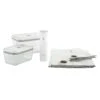 Zwilling Fresh & Save Startkit Med Vakuumpumpe / Tasker / Beholdere I Glas, 7 Dele