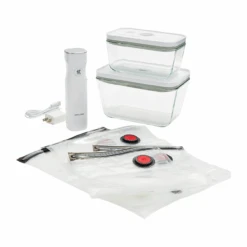 Zwilling Fresh & Save Startkit Med Vakuumpumpe / Tasker / Beholdere I Glas, 7 Dele -Køkkenudstyr Butik zwilling fresh save startkit med vakuumpumpe tasker beholdere i glas 7 dele 4